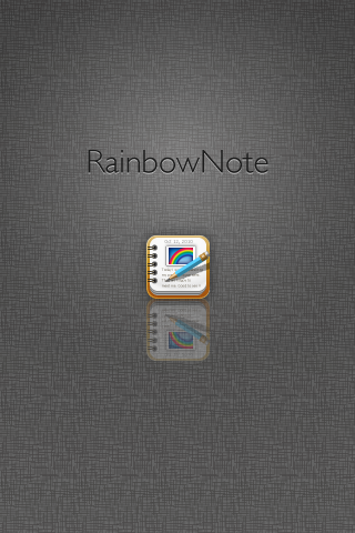 RainbowNote起動画面
